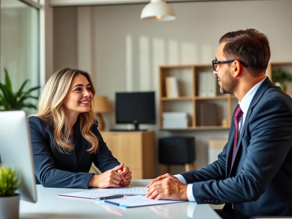 Mortgage Gateway specialist helping a home buyer understand finance options