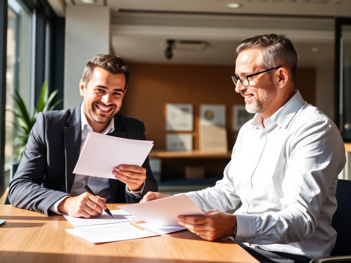 Mortgage Gateway specialist comparing bank home loan offers with a client