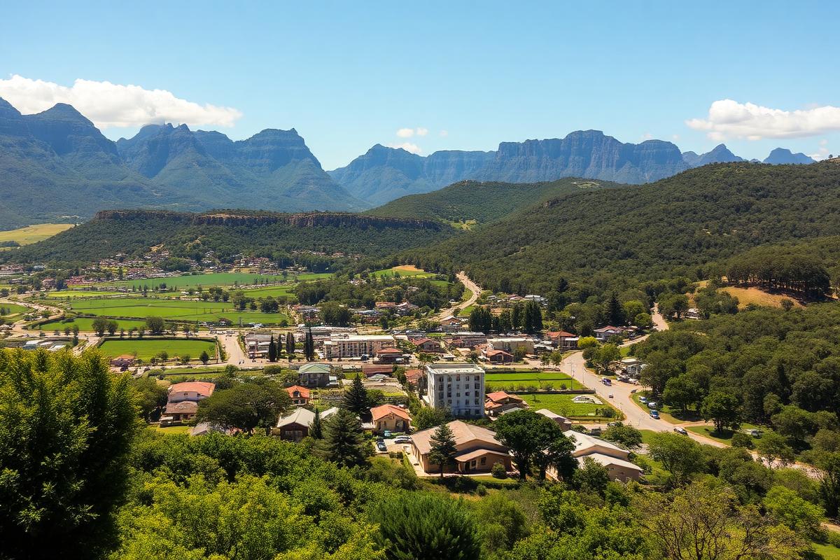 George below the Outeniqua mountains