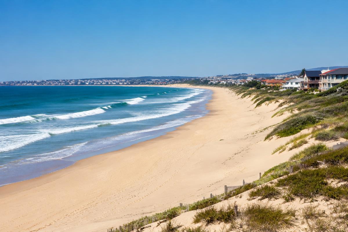 Hartenbos beach and holiday homes