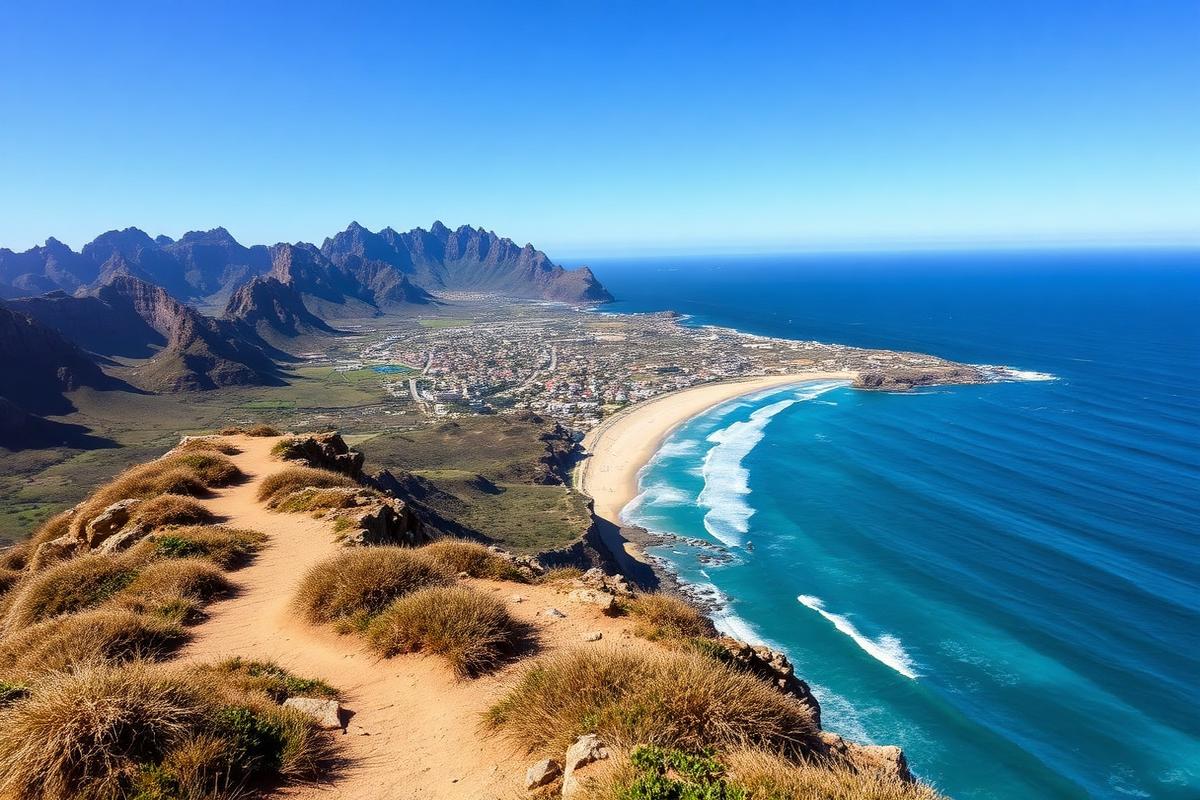 Hermanus cliff path above Walker Bay