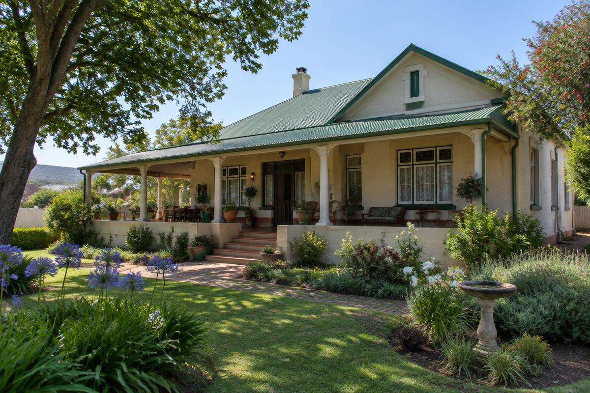 Large older family home with veranda in a Free State town