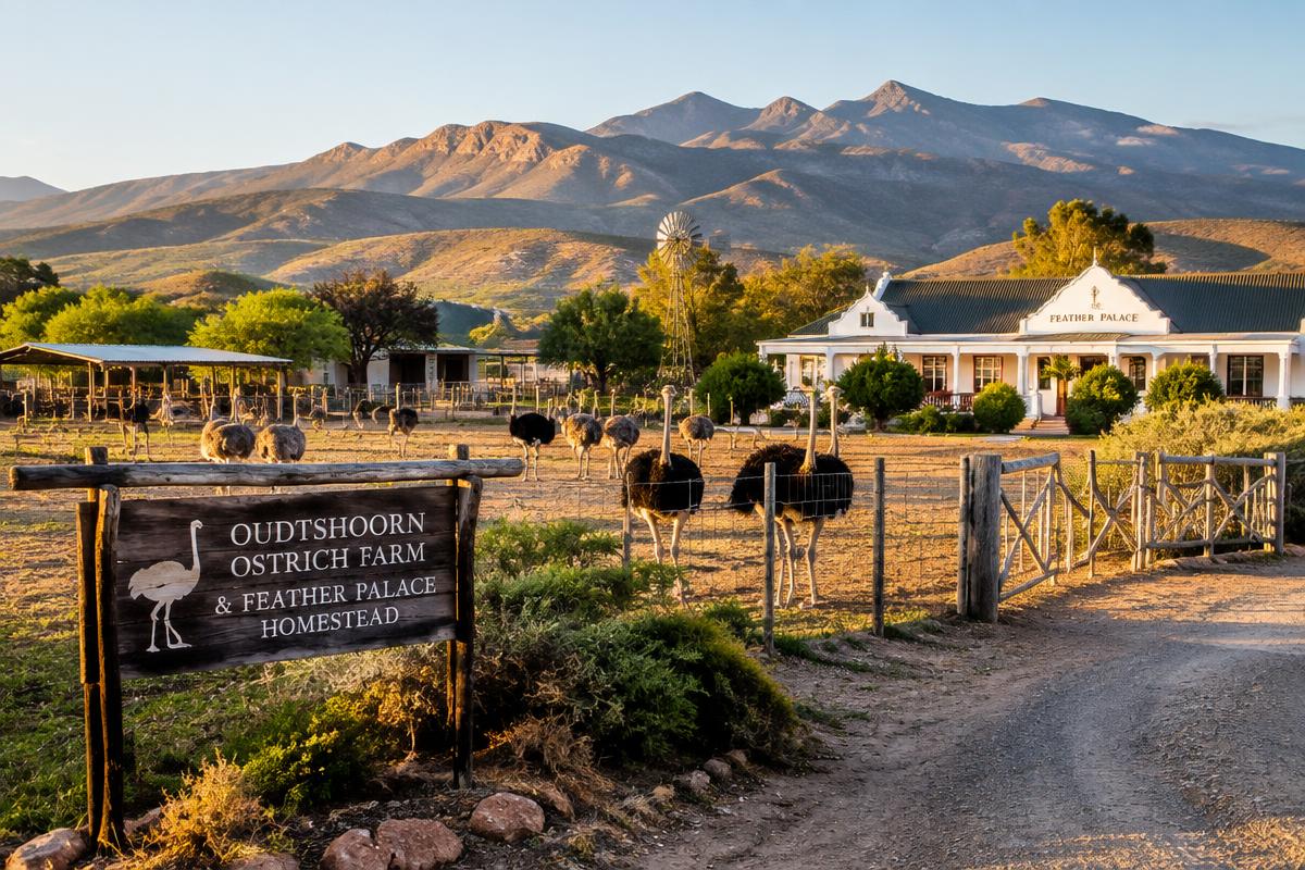 Klein Karoo landscape around Oudtshoorn