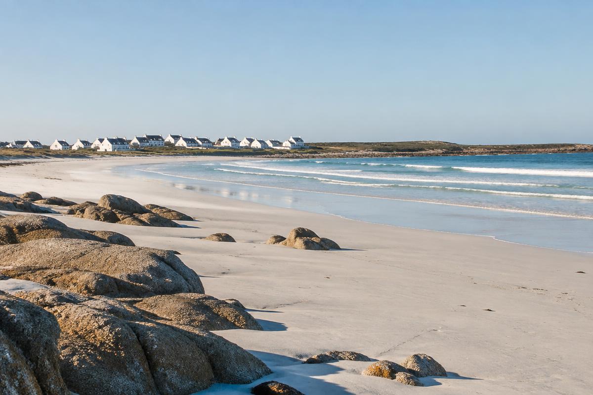 Paternoster coastline at sunset