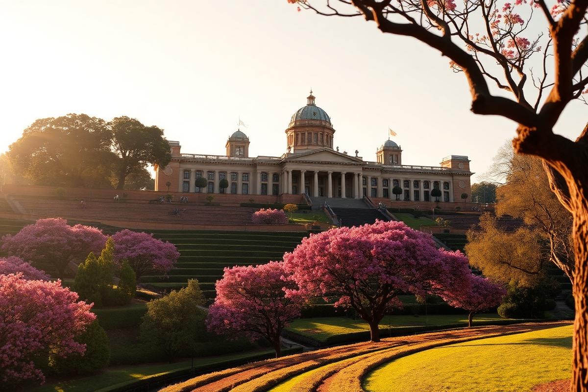 Union Buildings and gardens in Pretoria